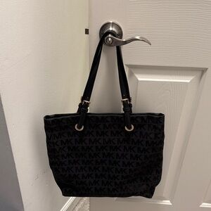 Michael Kors Black Monogram Tote